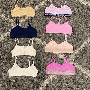 Girls Bralette Bundle of 8 Size M-L Old Navy Target JC Penney